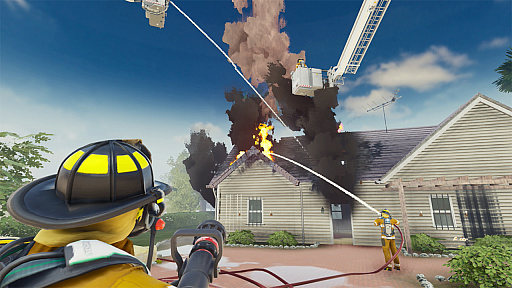 画像ギャラリー No.004のサムネイル画像 / マルチプレイに対応した消防シム「Firefighting Simulator - The Squad」，Switch版が日本語対応でリリース