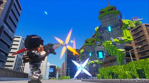 画像ギャラリー No.013のサムネイル画像 / ［TGS2023］巨大なEDF陸戦兵に「地球防衛軍6」メンバーが立ち向かう。「デジボク地球防衛軍2」のプレイレポートをお届け
