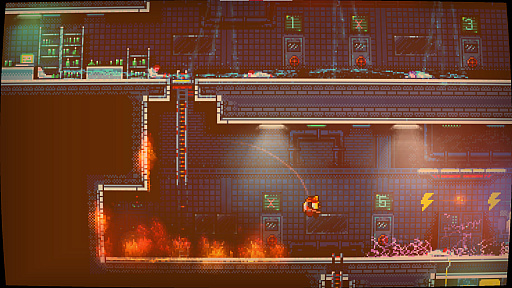 画像ギャラリー No.007のサムネイル画像 / 「Dead Cells」のクリエイターによる消防アクション「ニュークリア・ブレイズ」，PS4版とSwitch版の配信開始