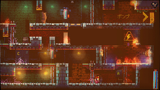 画像ギャラリー No.008のサムネイル画像 / 「Dead Cells」のクリエイターによる消防アクション「ニュークリア・ブレイズ」，PS4版とSwitch版の配信開始