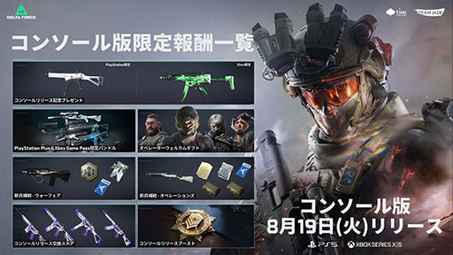 画像ギャラリー No.002のサムネイル画像 / PS5，Xbox Series X|S版「Delta Force」正式リリース。60fpsでの安定動作に加えてPC版とのクロスプレイをサポート