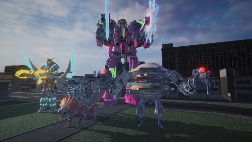 画像ギャラリー No.001のサムネイル画像 / 「CUSTOM MECH WARS」パイロット姿で行動できる「パイロットモード」が登場。オンライン協力プレイは最大4人で参加可能