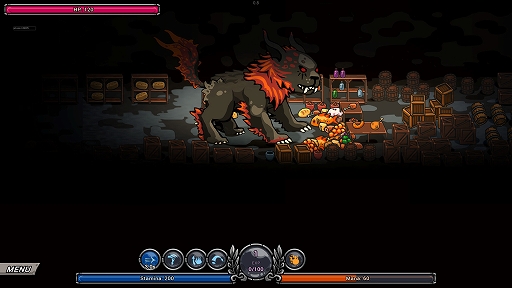 画像ギャラリー No.004のサムネイル画像 / アクションRPG「Monster Run」，体験版を配信。森での静かな暮らしを邪魔をされたモンスターとなり，無数の人間たちを蹴散らせ