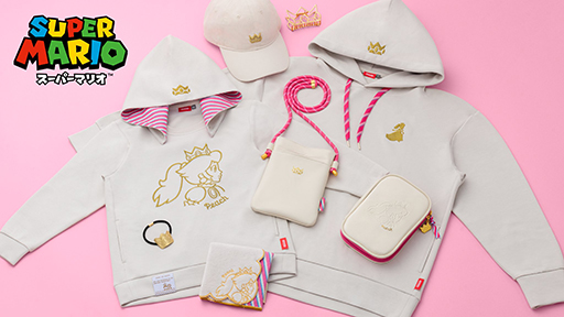 画像ギャラリー No.004のサムネイル画像 / ピーチ姫をテーマにしたグッズをNintendo TOKYOなどで発売。ホワイトとピンクの上品＆キュートなデザイン