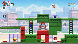 画像ギャラリー No.019のサムネイル画像 / Switch用パズルアクション「マリオvs.ドンキーコング」が2024年2月16日に登場。2人での協力プレイにも対応
