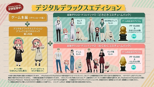 画像ギャラリー No.005のサムネイル画像 / 「SPY×FAMILY OPERATION DIARY」,フォージャー一家のさまざまな特別コスチュームやおまけアイテムが手に入る2つの追加DLCが配信開始