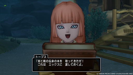 画像ギャラリー No.010のサムネイル画像 / 「ドラゴンクエストX　未来への扉とまどろみの少女　オンライン」，果ての大地ゼニアスにある，村民が立ったまま眠りについたメネト村を紹介