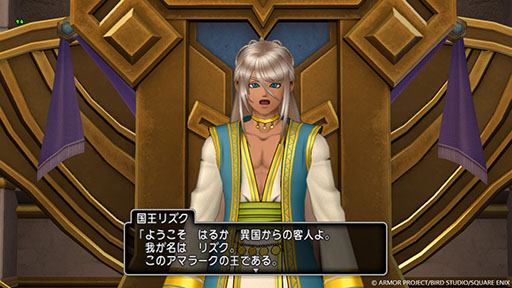 画像ギャラリー No.006のサムネイル画像 / 「ドラゴンクエストX　未来への扉とまどろみの少女　オンライン」，巨大な城と城下町を有するアマラーク王国や，キーパーソンの情報が公開に