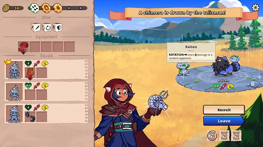 画像ギャラリー No.001のサムネイル画像 / ペルー発の新作ローグライク「Dicefolk」は2月27日発売へ。敵味方のアクションを指定するダイスを操り，有利に戦いを進めよう
