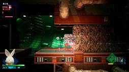 画像ギャラリー No.004のサムネイル画像 / 中年ウサギアクション「Rusty Rabbit」，体験版の配信を各プラットフォームで開始。セーブデータは製品版に引き継ぎ可能