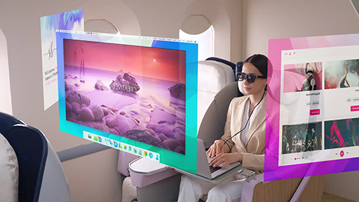 画像ギャラリー No.041のサムネイル画像 / 目の前の大画面を独り占め！ AR/スマートグラス「XREAL Air 2 Pro」ってどんなもので何ができる？【PR】