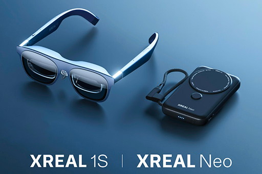 画像ギャラリー No.002のサムネイル画像 / エントリー向けのサングラス型ディスプレイ「XREAL 1S」と，Switch2を接続して映像を見られるバッテリー「XREAL Neo」が予約販売開始