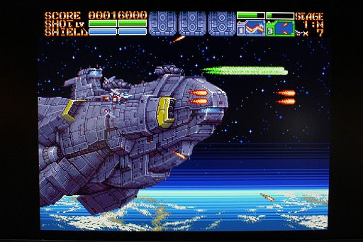 画像ギャラリー No.008のサムネイル画像 / 令和の16-BIT新作「アーシオン」がハピネットブースに出展。古代祐三氏のこだわりが随所に詰め込まれた，硬派で遊びやすいSTGだ［TGS2024］