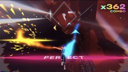 画像ギャラリー No.003のサムネイル画像 / 疑似VR体験ができるリズムゲーム「Starri」のPC版がSteamで配信開始。カメラを使ってモーション入力し，ノーツを叩く