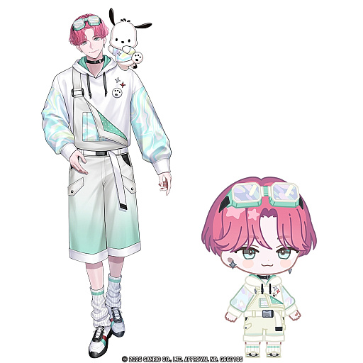 画像ギャラリー No.006のサムネイル画像 / 「ブレマイ」と「サンリオキャラクターズ」のKAWAIIすぎる共演！　「Welcome! KAWAII Cafe♡Aporia × Sanrio characters」開催中