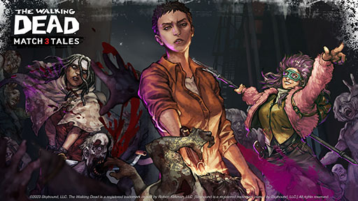 画像ギャラリー No.002のサムネイル画像 / 「The Walking Dead Match 3 Tales」，配信開始。原作のキャラや物語を楽しめるスマホ向けマッチ3パズルゲーム