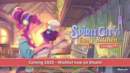 画像ギャラリー No.001のサムネイル画像 / 集中ツールゲーム「Spirit City: Lofi Sessions」，キッチンなどが追加となるDLC「Cozy Kitchen Expansion」を3月26日にリリース