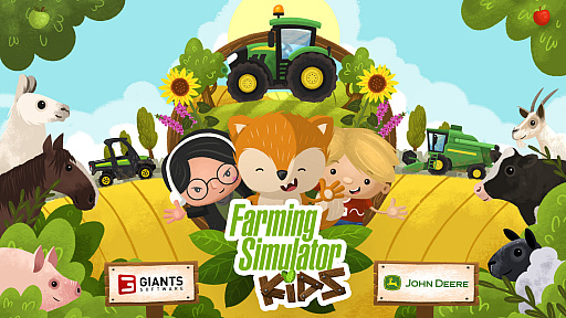 画像ギャラリー No.008のサムネイル画像 / 人気農業シムの子供向けタイトル「Farming Simulator Kids」発表。擬人化された動物キャラが登場し，ガーデニングなどのミニゲームも