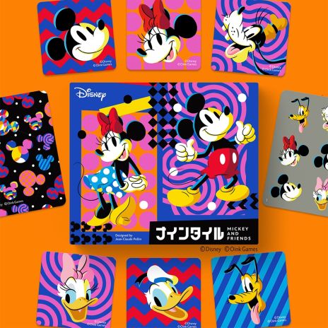 画像ギャラリー No.003のサムネイル画像 / ミッキーたちが描かれたタイルで遊べる。ボードゲーム「ナインタイル ミッキーアンドフレンズ」，先行販売をゲームマーケット2023秋で実施