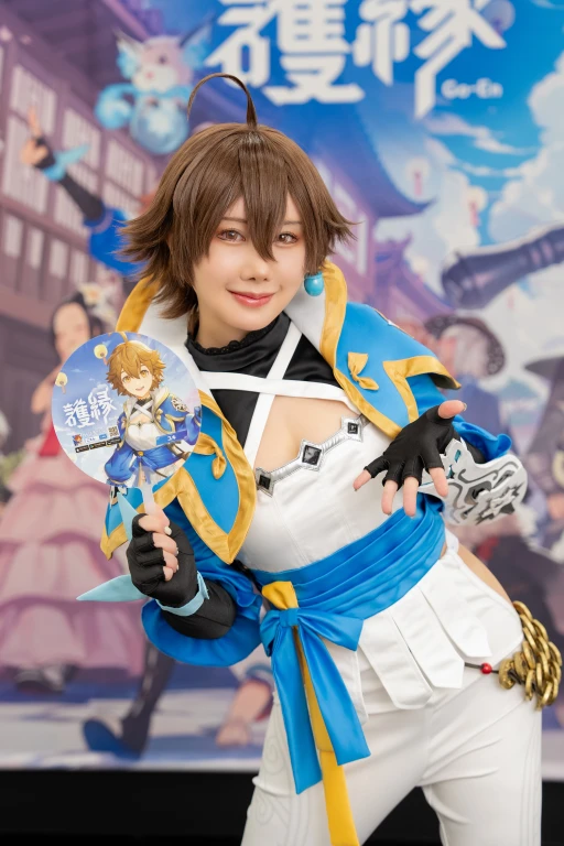 画像ギャラリー No.006のサムネイル画像 / 「護縁」ブースにユッシ・ユキに扮したコスプレイヤーが登場。プロカメラマンによる撮影サービスも行われた“Ultra acosta！”レポート
