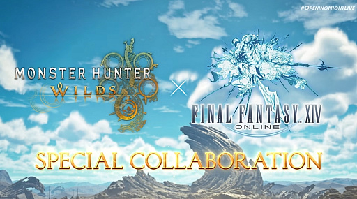 画像ギャラリー No.001のサムネイル画像 / 「モンハンワイルズ」×「FF XIV」コラボ発表。ハンターがチョコボに乗ってオメガと対峙！　FF側にはアルシュベルド参戦！