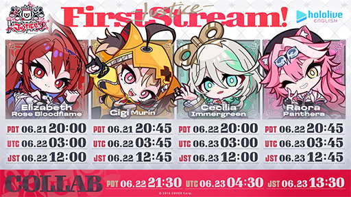 画像ギャラリー No.020のサムネイル画像 / ホロライブENの新ユニット「hololive English -Justice-」が発表に。新メンバーの詳細とデビューPV，特設ページも公開