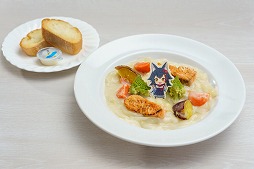 画像ギャラリー No.016のサムネイル画像 / ホロライブの白上フブキさん，百鬼あやめさん，大神ミオさんと日本庭園を背景に記念撮影も楽しめる。「豊島園 庭の湯」コラボを12月3日から開催