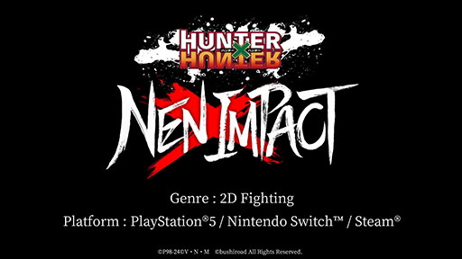 画像ギャラリー No.001のサムネイル画像 / 「HUNTER×HUNTER NEN×IMPACT」，格闘ゲームの祭典「EVO Japan 2024」への試遊出展が決定