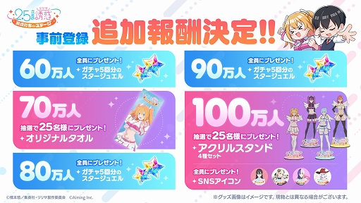 画像ギャラリー No.002のサムネイル画像 / 「2.5次元の誘惑（リリサ）天使たちのステージ」，事前登録者数が60万人を突破。鈴木，アカネ，バキコのキャラクター紹介PVを公開
