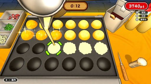 画像ギャラリー No.002のサムネイル画像 / PCでもピックをうまく使って美味しいたこ焼きを作ろう。Steam版「作って！たこ焼き」，配信開始