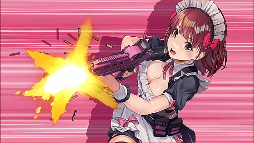画像ギャラリー No.003のサムネイル画像 / 重火器武装のメイドでゾンビを殲滅する「メイド・オブ・ザ・デッド」，3月1日にSteamで配信。10％オフのセールスも実施