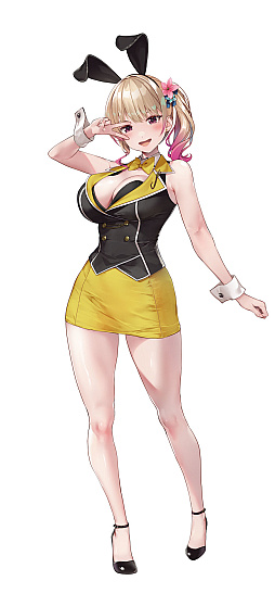 画像ギャラリー No.002のサムネイル画像 / 「バニーガーデン」，メインビジュアルやキャストの凜と美羽香を公開。アフターデートやVIP席，ASMR機能の情報も到着