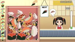画像ギャラリー No.006のサムネイル画像 / お寿司をくっつけて，お客さんに提供しよう。落ち物系物理パズル「元祖 落とし寿司 めびうす」，本日配信開始
