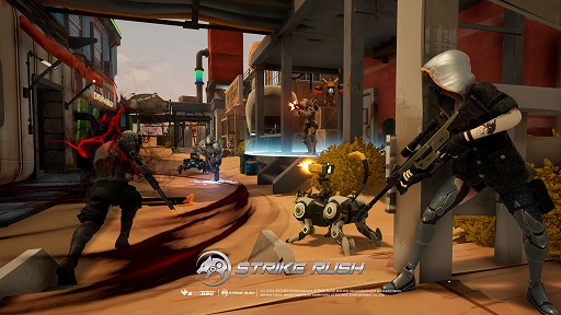 画像ギャラリー No.006のサムネイル画像 / ロボットやペットと共に戦うチーム対戦VRシューター「Strike Rush」，4月19日にリリース。現在セール価格で予約受付中
