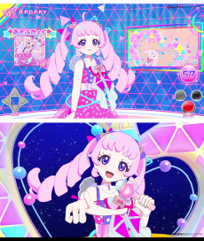 画像ギャラリー No.008のサムネイル画像 / カードでリズムゲームが楽しめるアーケードゲーム「ひみつのアイプリ」と，マイキャラ特化の「アイプリバース」，4月4日から順次稼動