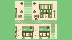 画像ギャラリー No.008のサムネイル画像 / ゲームボーイ風のグラフィックスで描いたADV「Marron's Day」，体験版をSteamで配信開始。小さな町を舞台に子うさぎの冒険が楽しめる