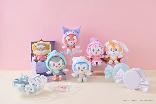 画像ギャラリー No.010のサムネイル画像 / 「SONIC & FRIENDS」がサンリオキャラクターズとコラボ。セガストア トウキョーで先行販売を開始。公式サイトもオープン