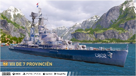 画像ギャラリー No.007のサムネイル画像 / 「World of Warships: Legends」最新アップデート「洋上の翼」を配信開始。新国家オランダや，D-Day80周年記念コンテンツを実装