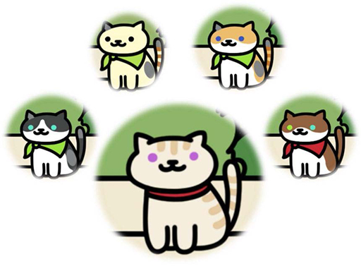 画像ギャラリー No.003のサムネイル画像 / 「ねこあつめ２」事前登録受付を開始＆10月20日にリリース。新機能“おでかけ”やグッズの“使い古し”“おていれ”を追加