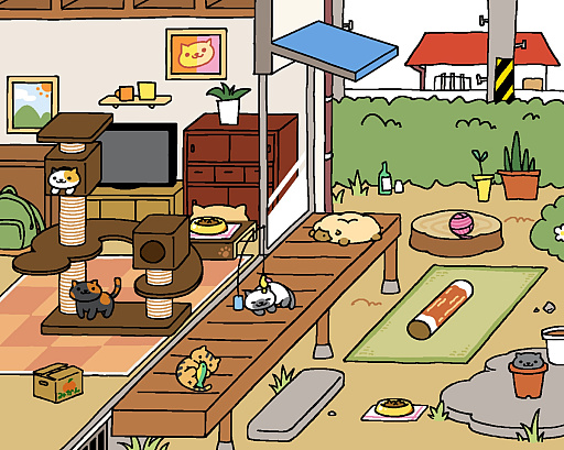 画像ギャラリー No.002のサムネイル画像 / 2月22日は猫の日！　「ねこあつめ2」で猫欲を満たしてきた日々の成果。キュートなお尻コレクション＆ねこパフェをご覧ください