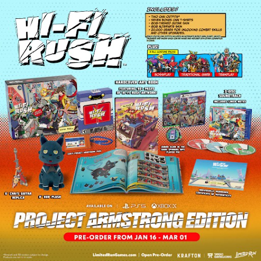 画像ギャラリー No.003のサムネイル画像 / 人気リズムアクションゲーム「Hi-Fi RUSH」，PS5およびXbox Series X|S向けパッケージ版の新エディション3種を発表。米国で先行予約を開始予定