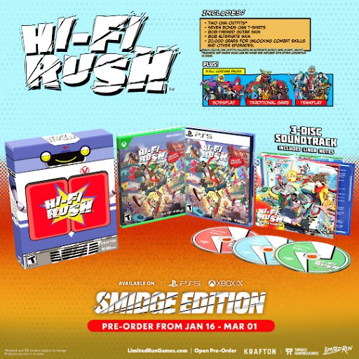 画像ギャラリー No.004のサムネイル画像 / 人気リズムアクションゲーム「Hi-Fi RUSH」，PS5およびXbox Series X|S向けパッケージ版の新エディション3種を発表。米国で先行予約を開始予定