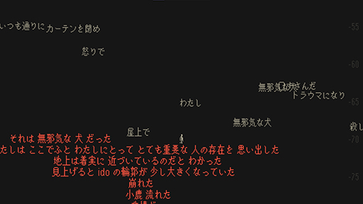 画像ギャラリー No.003のサムネイル画像 / 言葉を集めて詩を作り，積み上げて井戸から脱出するブラウザゲーム「ido」，unityroomで公開中。「Death the Guitar」の作者が制作