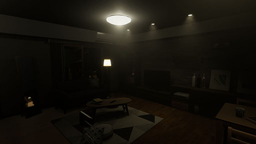 画像ギャラリー No.002のサムネイル画像 / 全ての異変が怖い8番出口ライクの新作ホラーゲーム「霊室」，Steamストアページを公開。霊現象を鎮め，部屋からの脱出を目指す