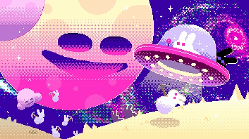 画像ギャラリー No.002のサムネイル画像 / 「ホテル・ソウルズ」開発チームの新作「チーズムーン」，クラウドファンディング開始。ウサギがチーズの月を採掘するオートバトルゲーム