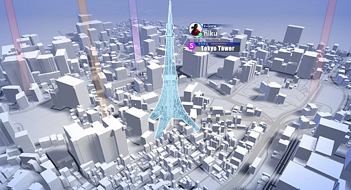画像ギャラリー No.002のサムネイル画像 / 現実とリンクしたサイバーパンク風の3D世界が描かれるWeb3位置情報ゲーム「L3E7」を紹介。ランドマークでボスと戦い，報酬を手に入れる【PR】