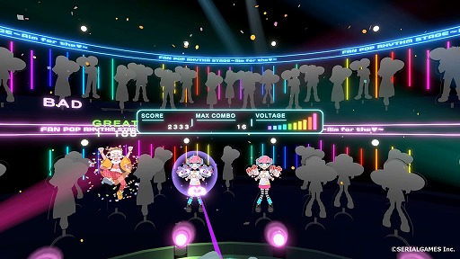画像ギャラリー No.002のサムネイル画像 / アイドル体験VRゲーム「ファンポップリズムステージ〜Aim for the ♡〜」Steamで本日リリース。ダンスとファンサでステージを盛り上げよう