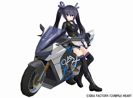 画像ギャラリー No.007のサムネイル画像 / ネプテューヌシリーズのバイクアクション「爆走次元ネプテューヌ VS巨神スライヌ」，6月27日に発売決定。天王星うずめと四女神が登場