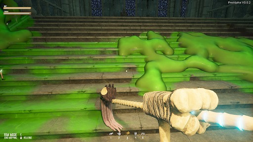 画像ギャラリー No.004のサムネイル画像 / 物理ベースのダンジョン清掃シム「Dungeon Renovation Simulator」，早期アクセスを開始。散らかったゴミは“奥義の吸引器”で吸い取ってしまおう