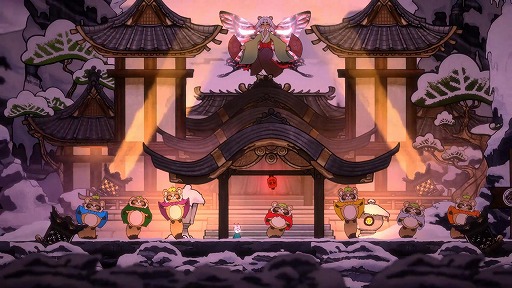 画像ギャラリー No.003のサムネイル画像 / 探索型2D和風アクション「ボウと月夜の碧い花」，無料大型アップデート「タヌキ歌舞伎」を配信。ボスラッシュモードやアヤカシ図鑑を追加
